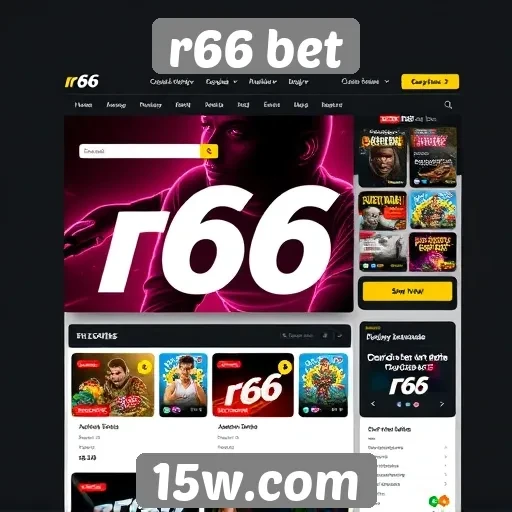 Avaliação da interface do usuário do site r66 bet